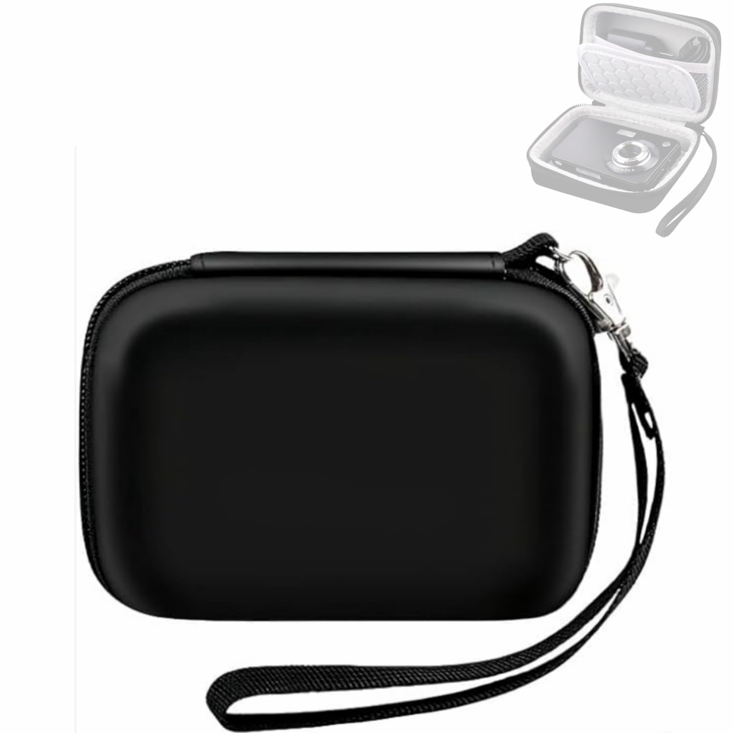 Digital Camera Bag, Small Hard Case Camera Bags Camera Cases Compatible with Kodak Pixpro/Canon Powershot/Sony Dsc