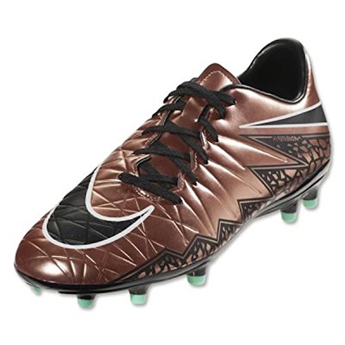  Nike Hypervenom Phelon II TG, Scarpe da Calcio Unisex-Bambini, Gold Mtlc Rd Brnz Blk Grn Glw White 903, 35.5 EU