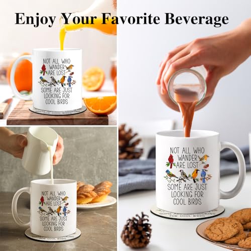 Taza de cerámica 11 oz con posavasos miniatura 5