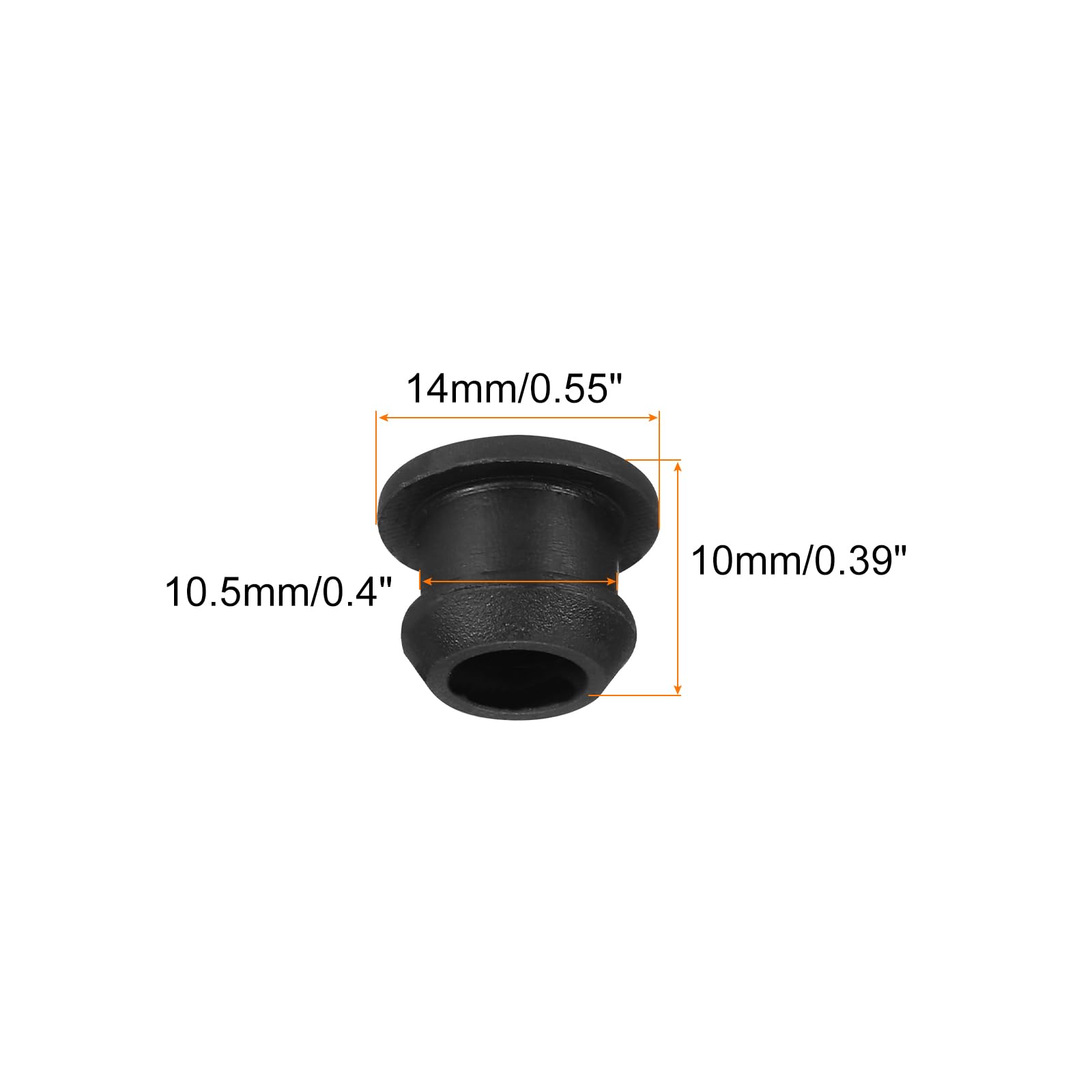 Rebower Snap in Locking Hole Plugs Rubber Panel Seal Cover Drilled Silicone Caps - Image 2
