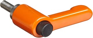 Die Cast Zinc Adjustable Handle with Black Push Button, S/S Threaded Stud, 1-11/64