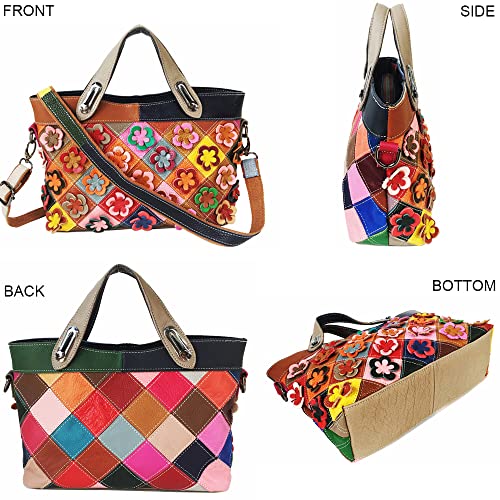 Bolso Tote de Cuero Downupdown para Mujer miniatura 4