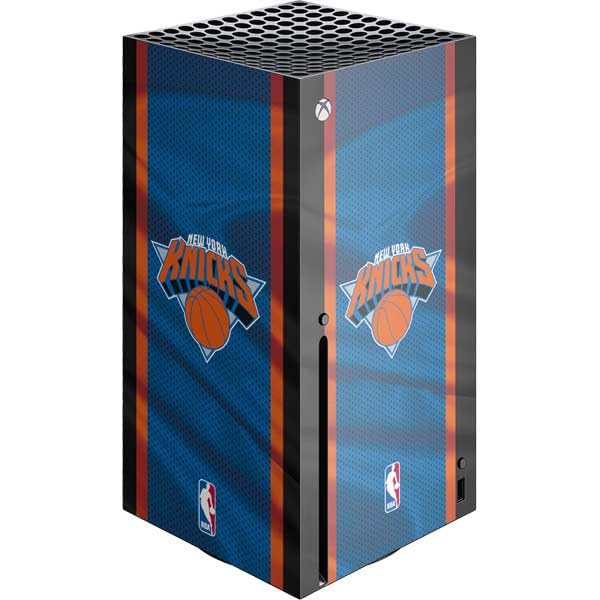 Skinit Decal Gaming Skin Compatible with Xbox Series X Console - Officially Licensed NBA New York Knicks Away Jersey Design