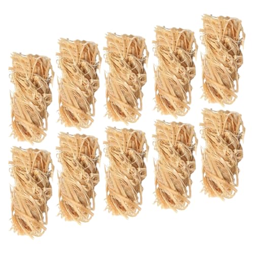 GANAZONO 12pcs Fire Starter Rod Natural Fire Campfire Barbecue Firelighters Camping Fire Starter Outdoor Grill Sticks Fire Starters for Camping Firelighters for Home Wax Wood Silk