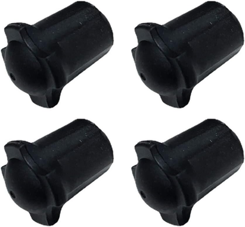 4 Pack Camping Chair Leg Rubber Moon Chair Foot Covers Anti Sink Ground Protectors for Folding Tables Outdoor Furniture Glides Replacement Tips Black 13mm