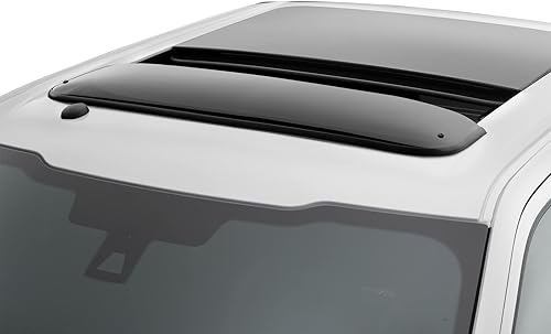 WeatherTech Deflectores de viento de techo corredizo de ajuste personalizado para Toyota Highlander Hybrid, Highlander - (89301), tinte oscuro