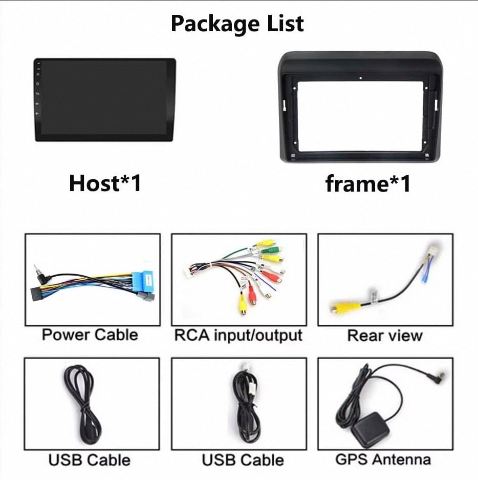 Radio coche 2 DIN para Toyota Vitz 2014-2019 con Carplay inalámbrico y Android Auto 7