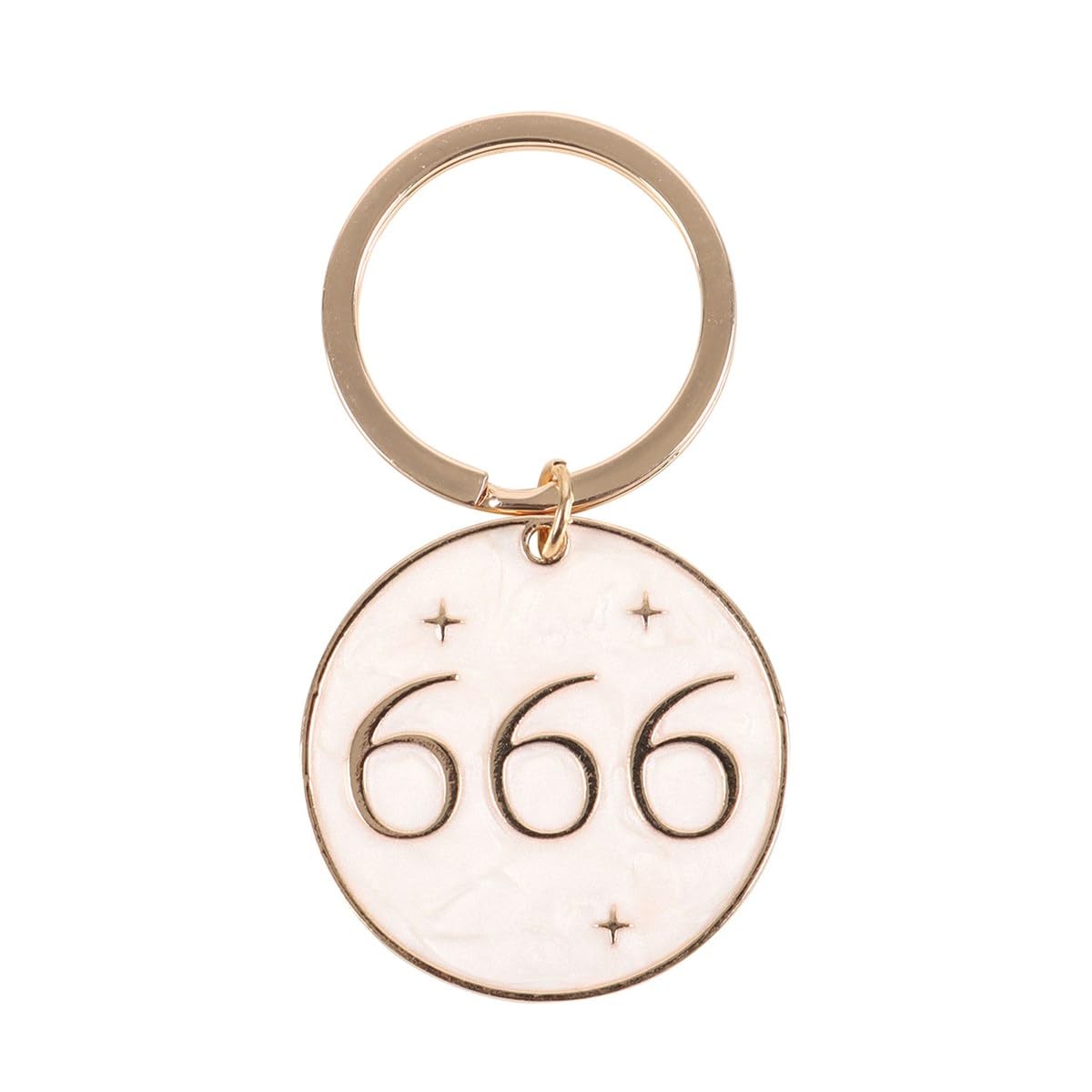 Something Different Wholesale 666 Angel Number Keyring - Spiritual Guidance Accessory, Universe Reflection Reminder
