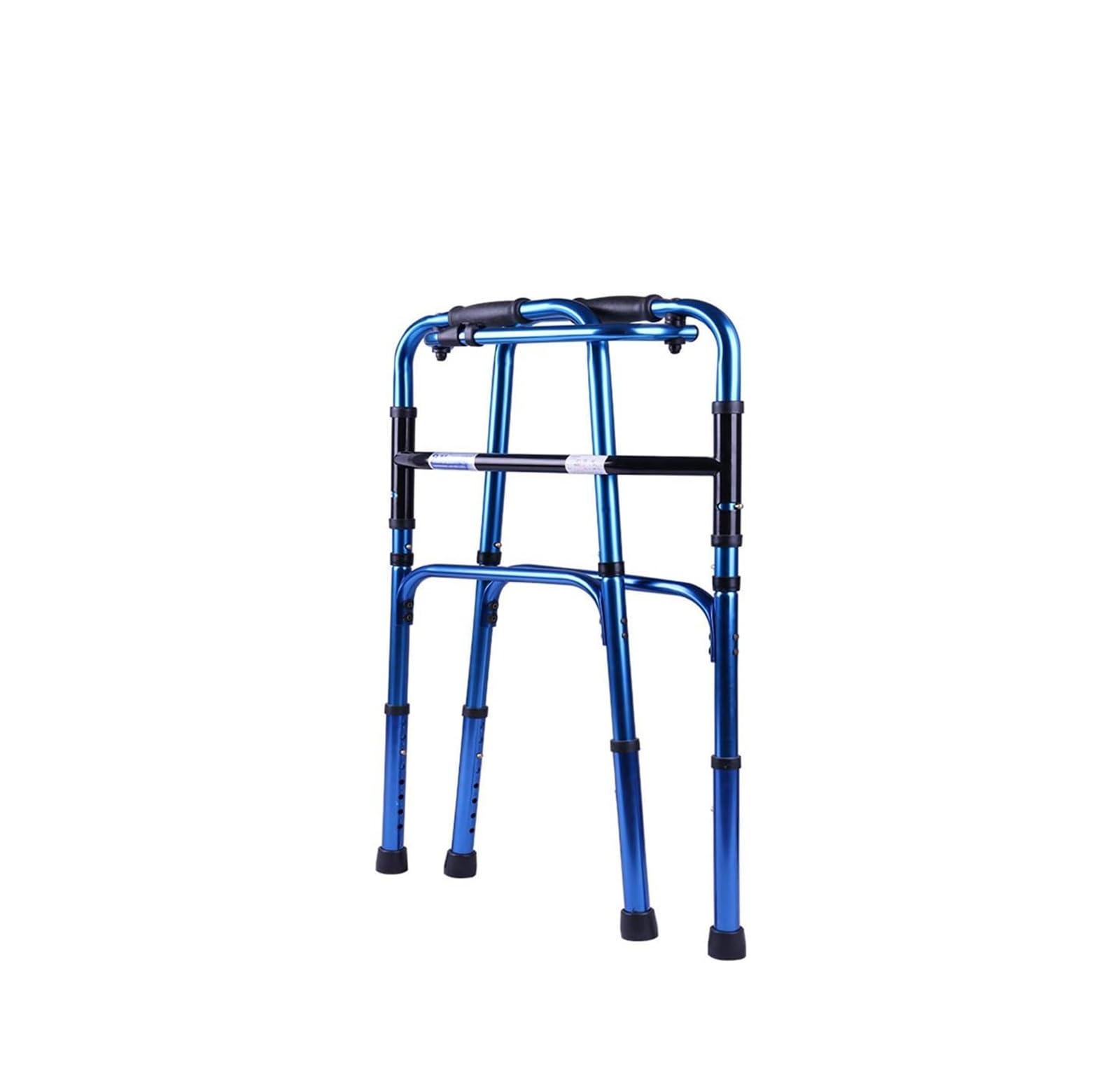 Deambulatore Deambulatore in alluminio leggero pieghevole ad altezza regolabile, stabile corrimano a gradini che aiuta a salire, per anziani, ausili per disabili.
