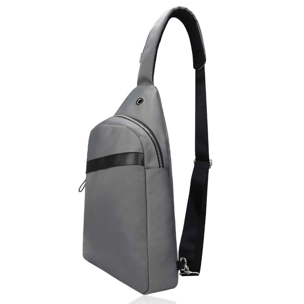 FT FUNTORSmall Black One Strap Backpack Sling Bag Crossbody Backpack for Men Women