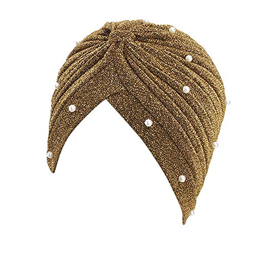 Sombrero Indio Con Tampado Floral Para Mujer, Musulmán, Volante Gorro