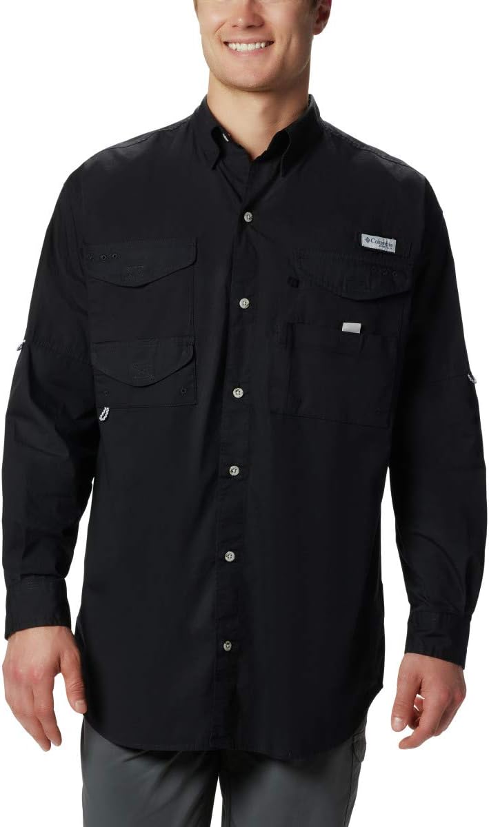 Columbia Bonehead herenhemd met korte mouwen, Zwart, L tall