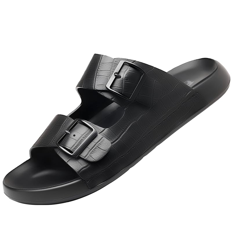 Beach Ls Men Men's Slippers Outdoor Beach Ls Indoor Leather Non-slip Slides Men Beach Slippers Outdoor Shoes for Hiking Trekking