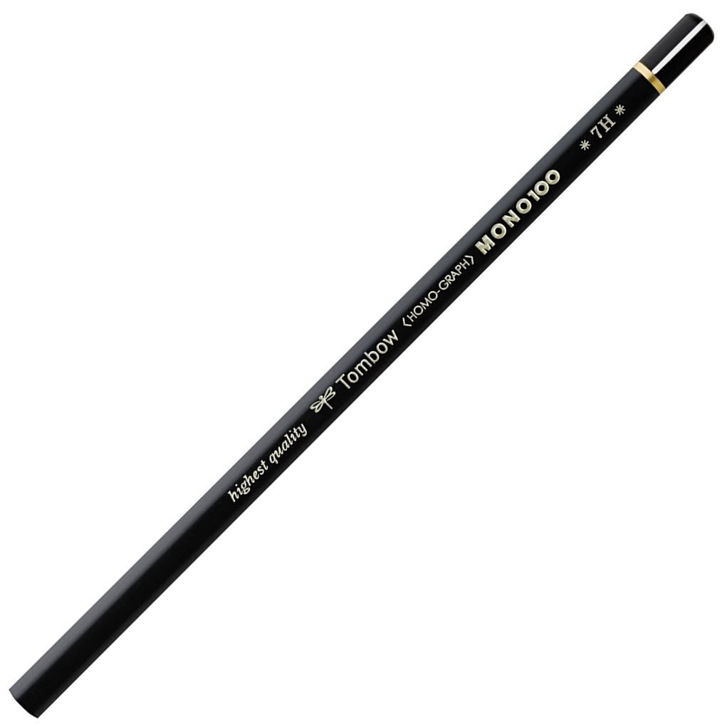 MONO 100 7H Pencil, Set of 12, High-Quality Graphite Leads with High Density, Intense Contrast, Ideal for Drawing and Writing [MONO-100-7H]