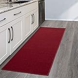 Ottomanson Ottohome Runner, 20' X 58', Red