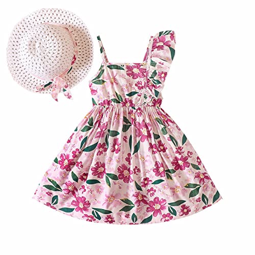 Sweater for Kids Girls Small and Medium Sized Children's Girls Summer Sling Lace Size 12 (Red, 6-7Years)