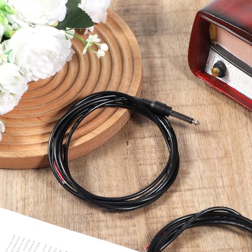 2 Pack Cable de Audio 6.35mm Mono 2 Polos 2 m miniatura 4