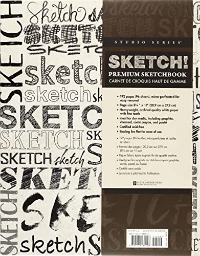 Sketch! Large Premium Sketchbook (192 archival pages, 128 gsm heavyweight paper) (Studio) - Image 2