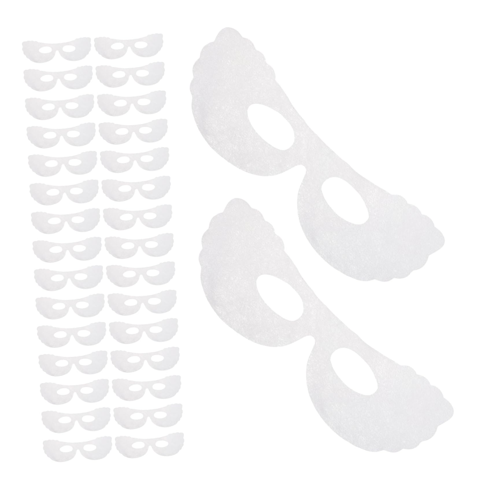 Beavorty Sleep Eye Patches Pink 200pcs Soft Eyepatch for Beauty Diy Skincare Mask Spa Eye Care Sheets