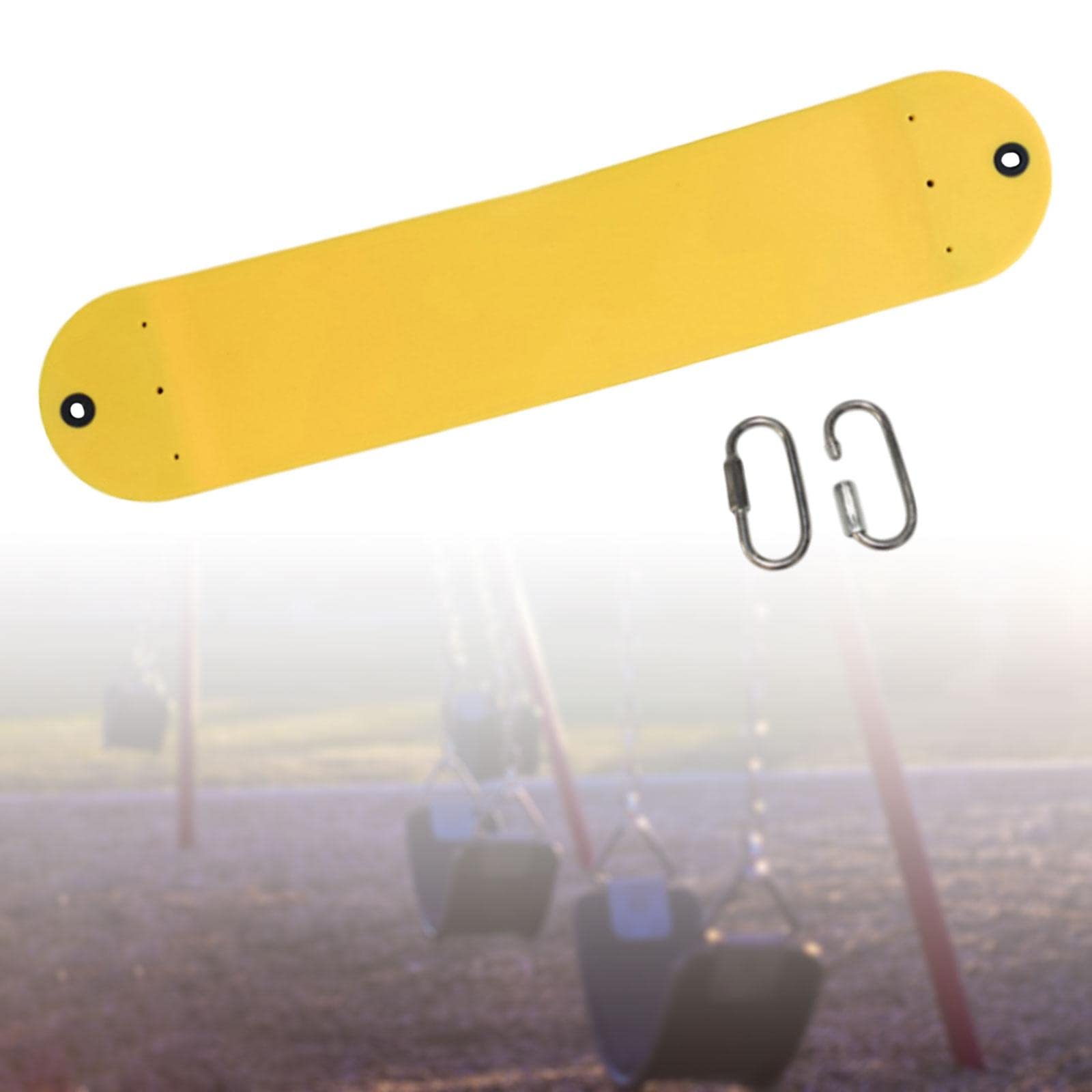 Altalena per Bambini per Impieghi Gravosi Accessori per Altalena per Bambini Adulti, Moschettone Giallo