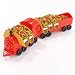 The Taco Train Taco Holder Stand - Holds 5 Tacos and Guacamole, Salsa - The Ultimate Gift for Kids and Adults for Fun Taco Tuesdays - Perfect for Parties | By Fyve Global (Engine and Car)
