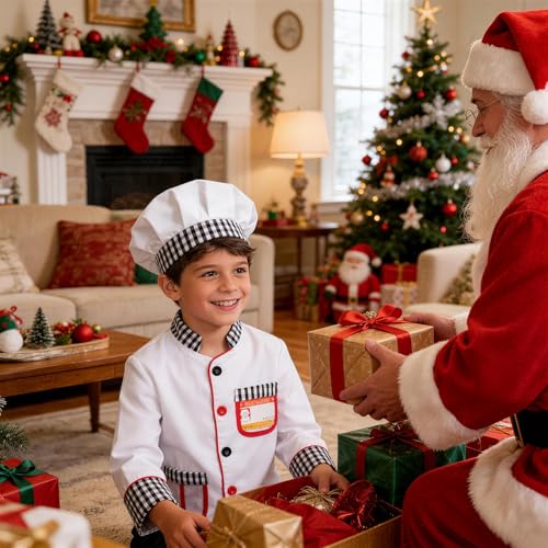 Disfraz infantil de chef KAKALVER para niñas 8-10 años miniatura 4
