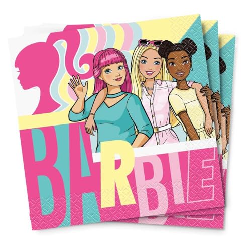 Barbie Luncheon Napkins (16 count) - Party Expo