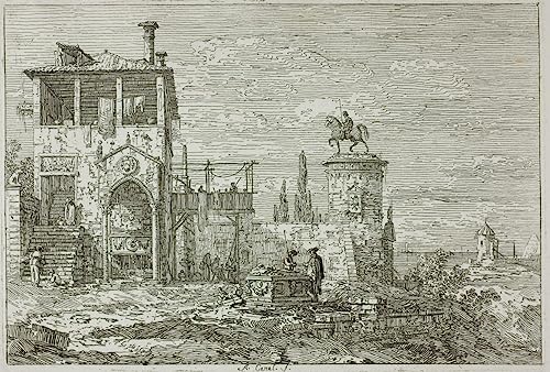 Peinture Moderne Canaletto : affiche sur toile artistique pour insuffler de l'élégance chez soi