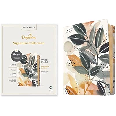 NLT Wide Margin Bible, Filament Enabled Edition (Red Letter, Leatherlike, Autumn Leaves)