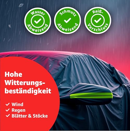 Universal Autoplane Autoschutzhülle Vollgarage Auto Garage Abdeckung - Car Cover - Abdeckplane wasserdicht - Autoabdeckung - Outdoor & Indoor - 430 * 175 * 150 cm