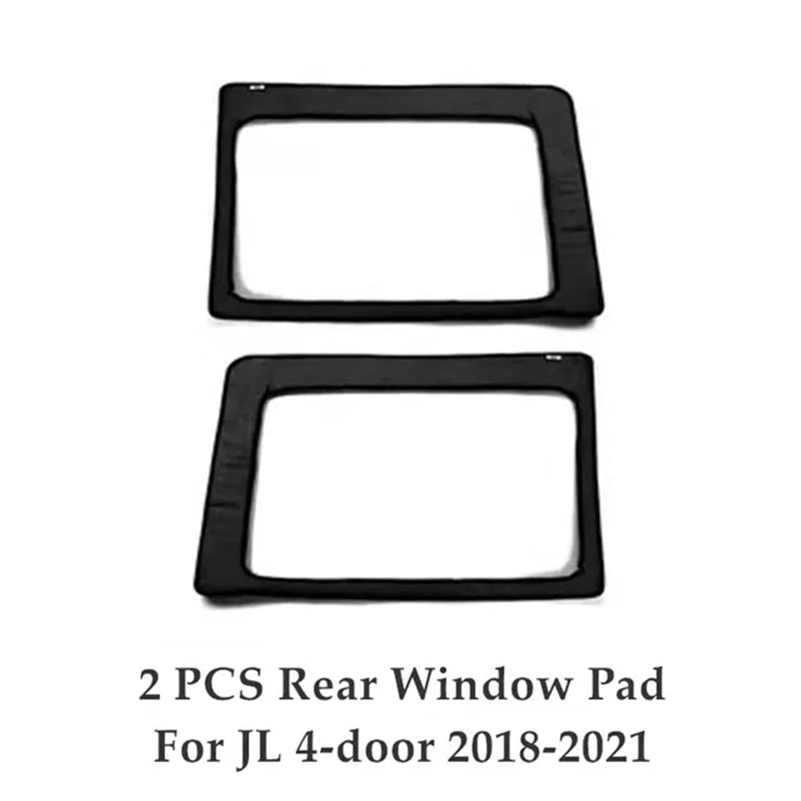 JIMYRA Lot de 2 tapis d'isolation thermique acoustique, pour Jeep, Wrangler JK 12-17 JL 18-21 2/4 portes, toit rigide, fenêtre arrière, plafond, toit, isolation thermique en coton (2 pièces JL 4