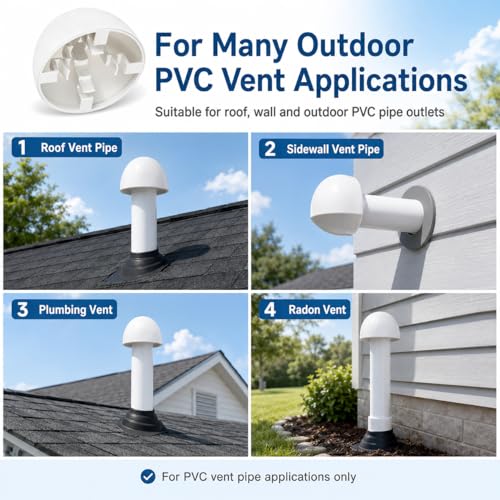 Bouchon d'aération toit PVC champignon ABS renforcé finition haute qualité - 7