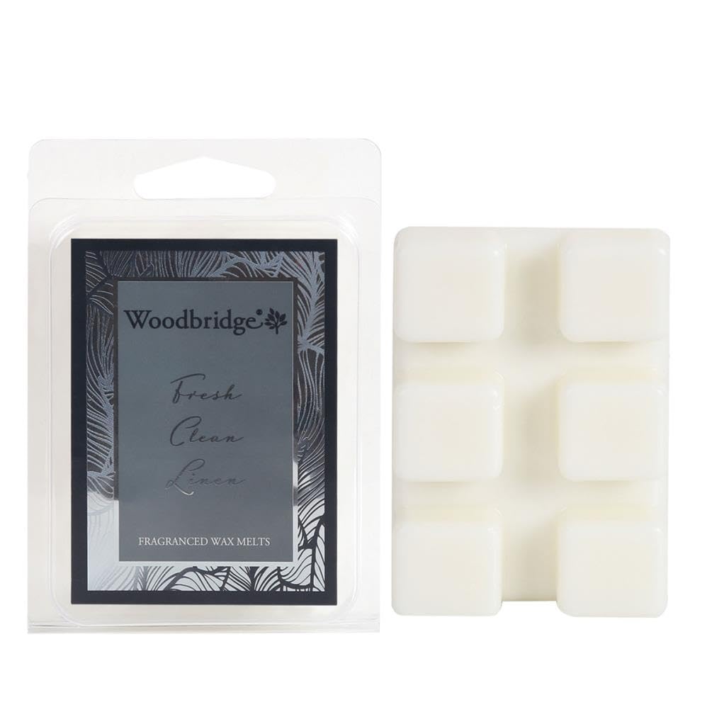 Woodbridge Green Wax Melts Linen Pack Of 6