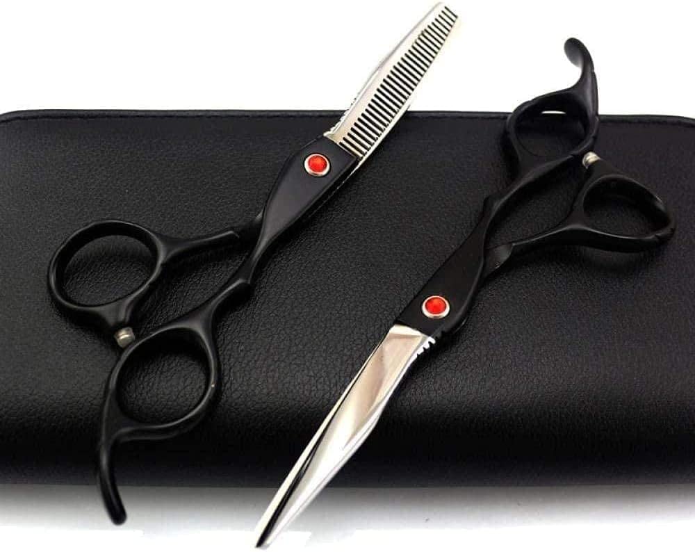 Ciseaux de coiffure professionnels 440C et ciseaux à effiler de salon
