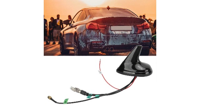2 manicotti in plastica per antenna per barca RC, con base e