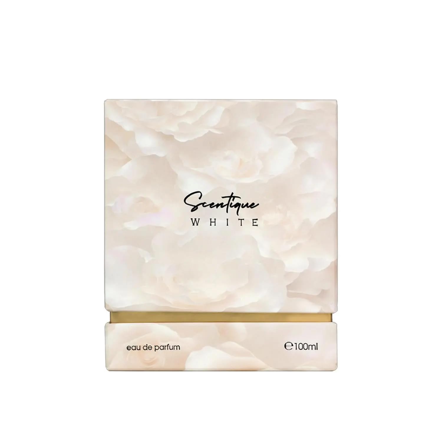 Ahmed Al Maghribi Scentique White Eau de Parfum 100 ml – langanhaltender, blumiger, holziger Nischenduft für Damen, Premium-Jasmin- und Vanilleduft mit schwarzer Johannisbeere, authentisches