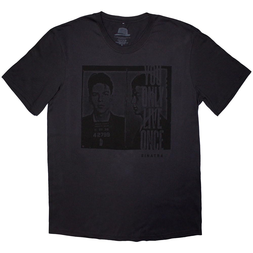 Frank Sinatra Mugshot T-Shirt XL Grey