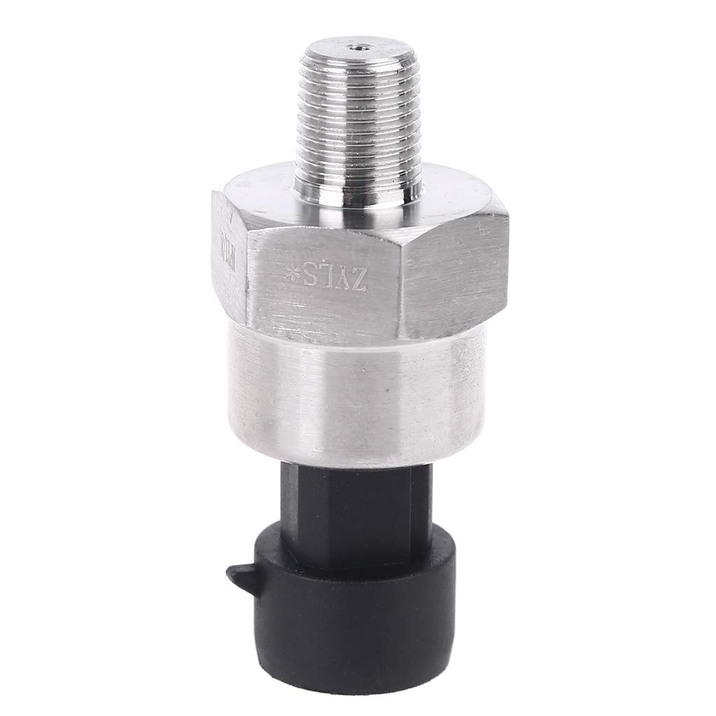 Medidor de presión de aceite digital LCD para coche, voltímetro, medidor de temperatura del agua, sensor de presión de aceite NPT 1/8 + sensor de temperatura del agua de 10 mm, termómetro digital