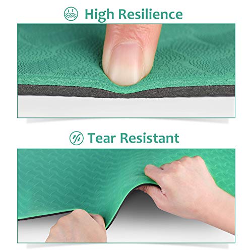 Glymnis Yoga Mat Thick w/ Carrying Strap - Image 3