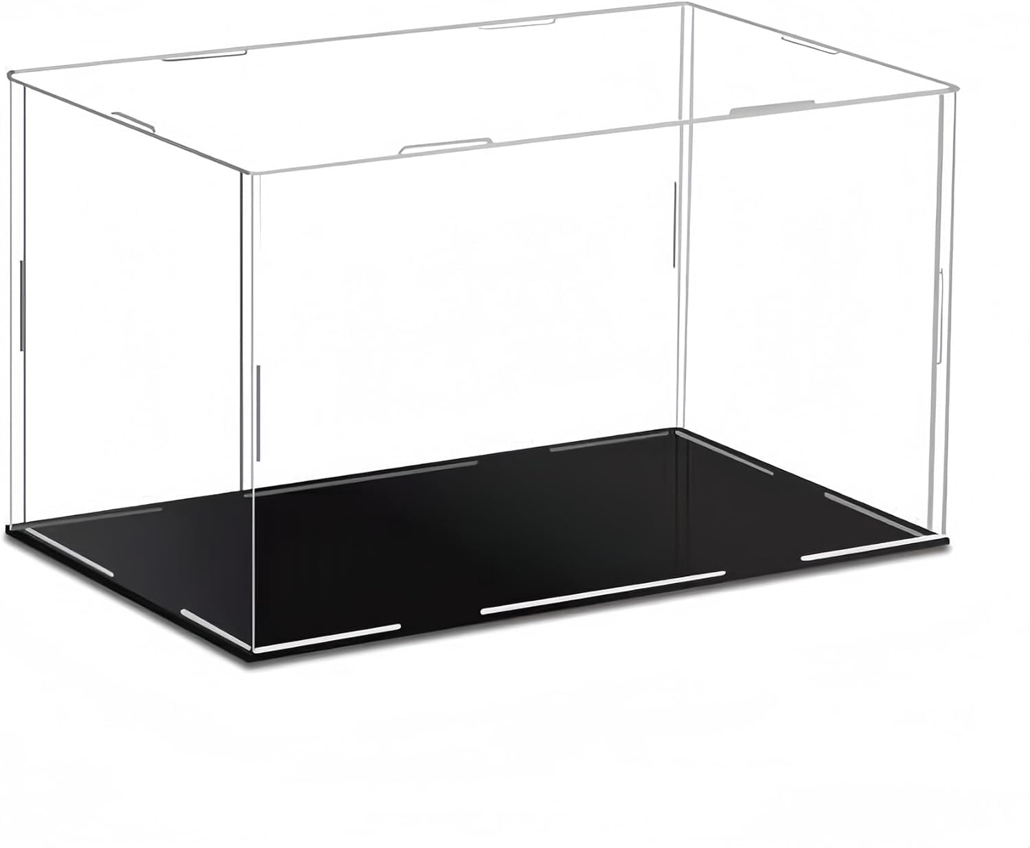 Acrylic Clear Display Case Perspex Box Display Cabinets for Collectables, Assemble Countertop Dustproof Protection Showcase for Toys Models Action Figures (20x10x15 (7.9"x3.9"x5.9"))-image-5