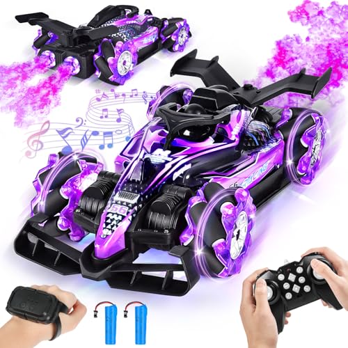 Joellfuner Coche Teledirigido, Coche Rc 14 Canales Dual Jet, Rc Car Con Luces Y Música A 25 Km H, Regalos Para Adultos O Niños Mayores De 6 Añ Joellfuner Coche Teledirigido, Coche Rc 14 Canales Dual Jet, Rc Car Con Luces Y Música A 25 Km H, Regalos Para Adultos O Niños Mayores De 6 Añ