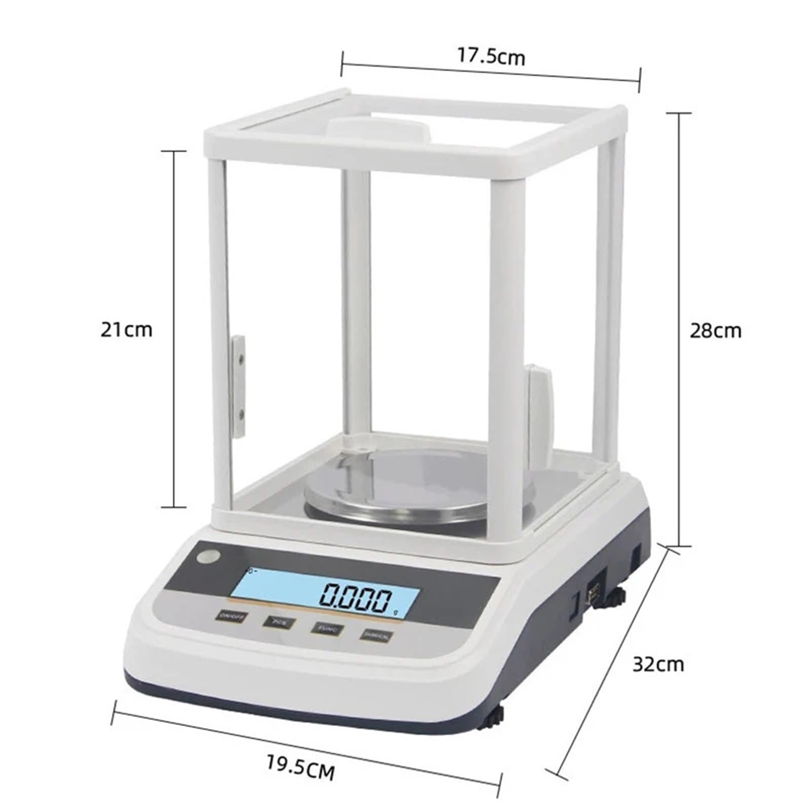 Bilance digitali da laboratorio, Bilancia di precisione for gioielli, bilancia digitale, bilancia analitica di precisione da laboratorio, bilancia da 200 g/300 g, 0,001 g(TF3003 300g 0.001g)