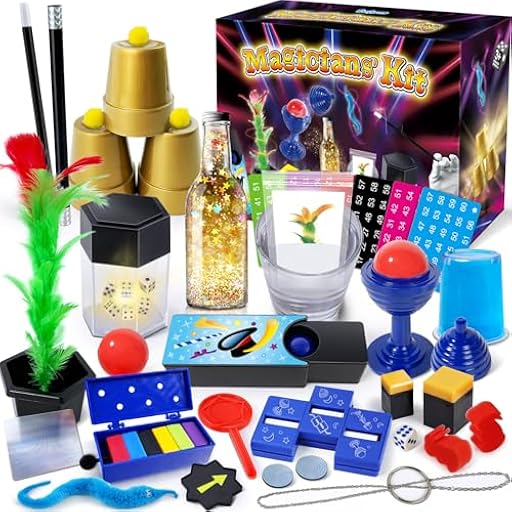 Kit de magia, más de 50 trucos de magia para niños con instrucciones para cada truco, juego mágico para niñas y niños principiantes | Ya disponible en tu tienda friki favorita! En mundofriki.es! Kit de magia, más de 50 trucos de magia para niños con instrucciones para cada truco, juego mágico para niñas y niños principiantes | Ya disponible en tu tienda friki favorita! En mundofriki.es!