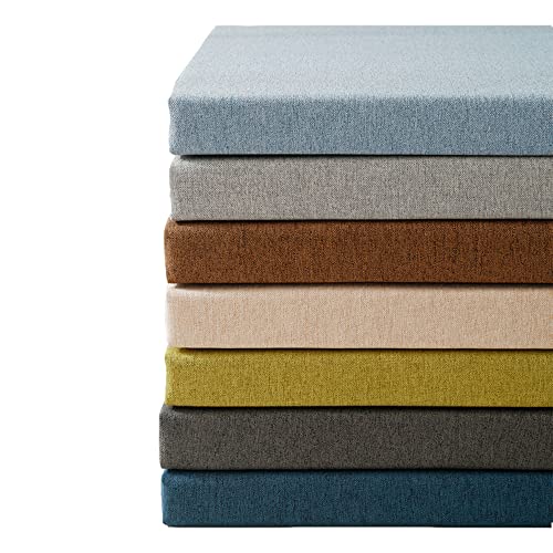 Cojín de banco gris 200x45 cm de espuma cómoda para jardín y comedor 2