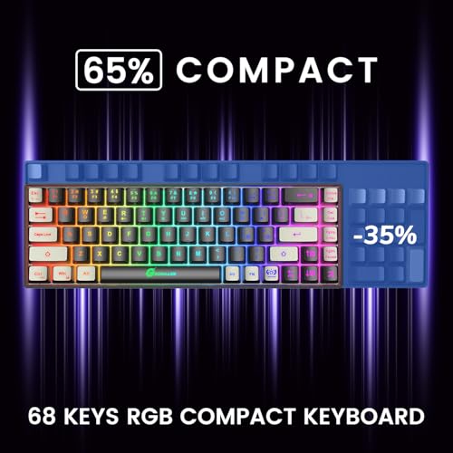 Image of GEODMAER 65% Gaming Keyboard and Mouse Combo