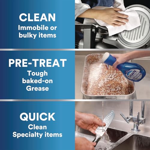 Dawn Heavy Duty Powerwash Commercial Dish Spray, 16 Fl Oz (Pack of 1) bundled with Heavy Duty Sctoch Brite Sponge - Image 6