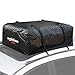 Rightline Gear Ace Jr Weatherproof Rooftop Cargo Carrier for Top of Vehicle, Attaches With or Without Roof Rack, 10 Cubic Feet, Black