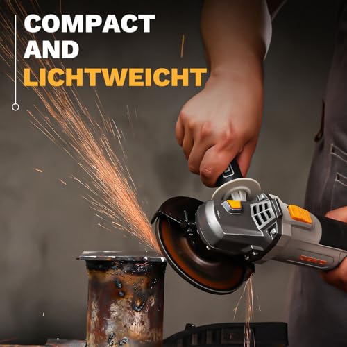 DEKOPRO 8-Amp Angle Grinder
