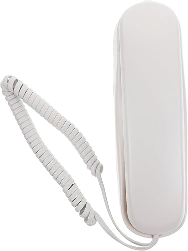 Wall Mountable Telephone Vintage Style Corded Landline Phone with Buttons for Easy Use Material and Smooth Surface Suitable for Home Hotel Bathroom