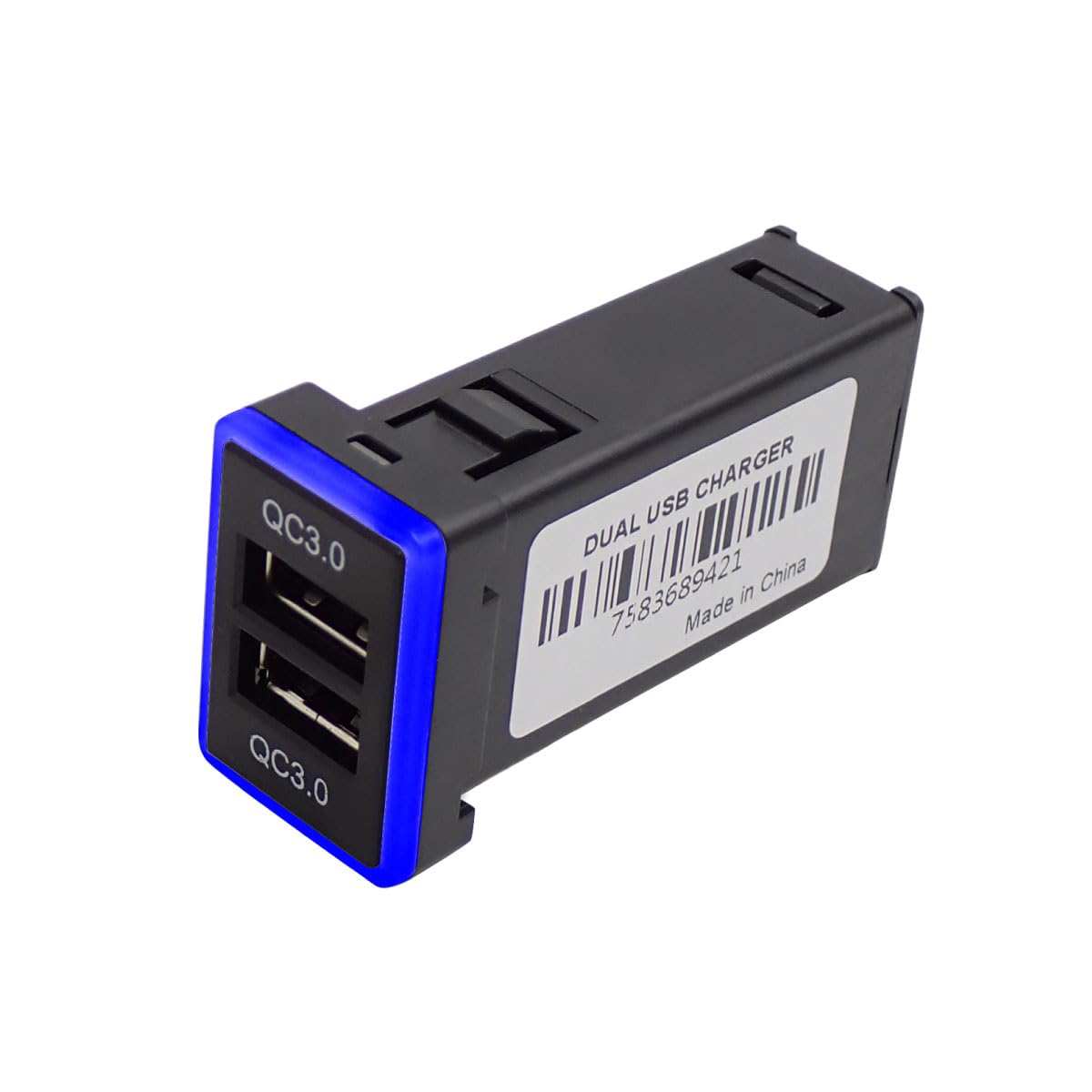 Amazon | USBポート アクア 汎用 TYPE-A 2ポート 急速充電 増設 QC3.0